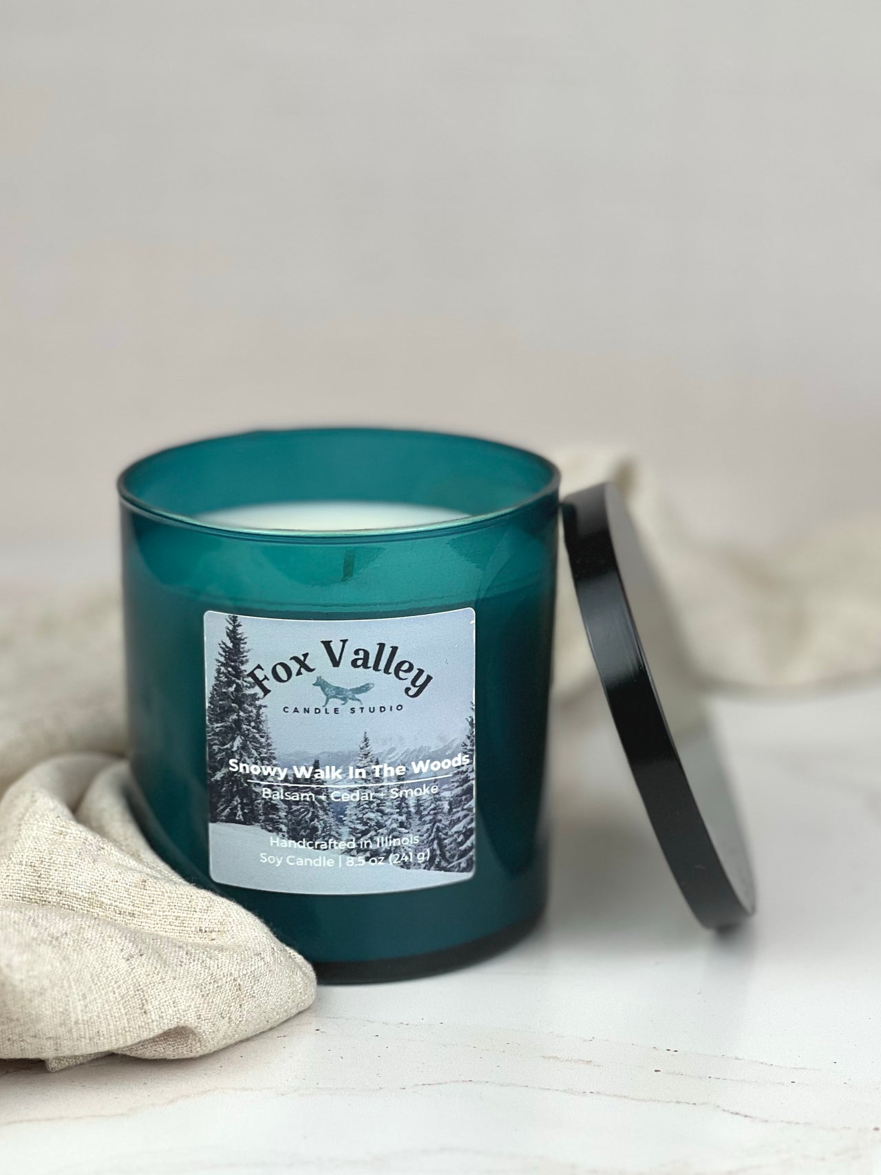 Snowy Walk in the Woods Candle