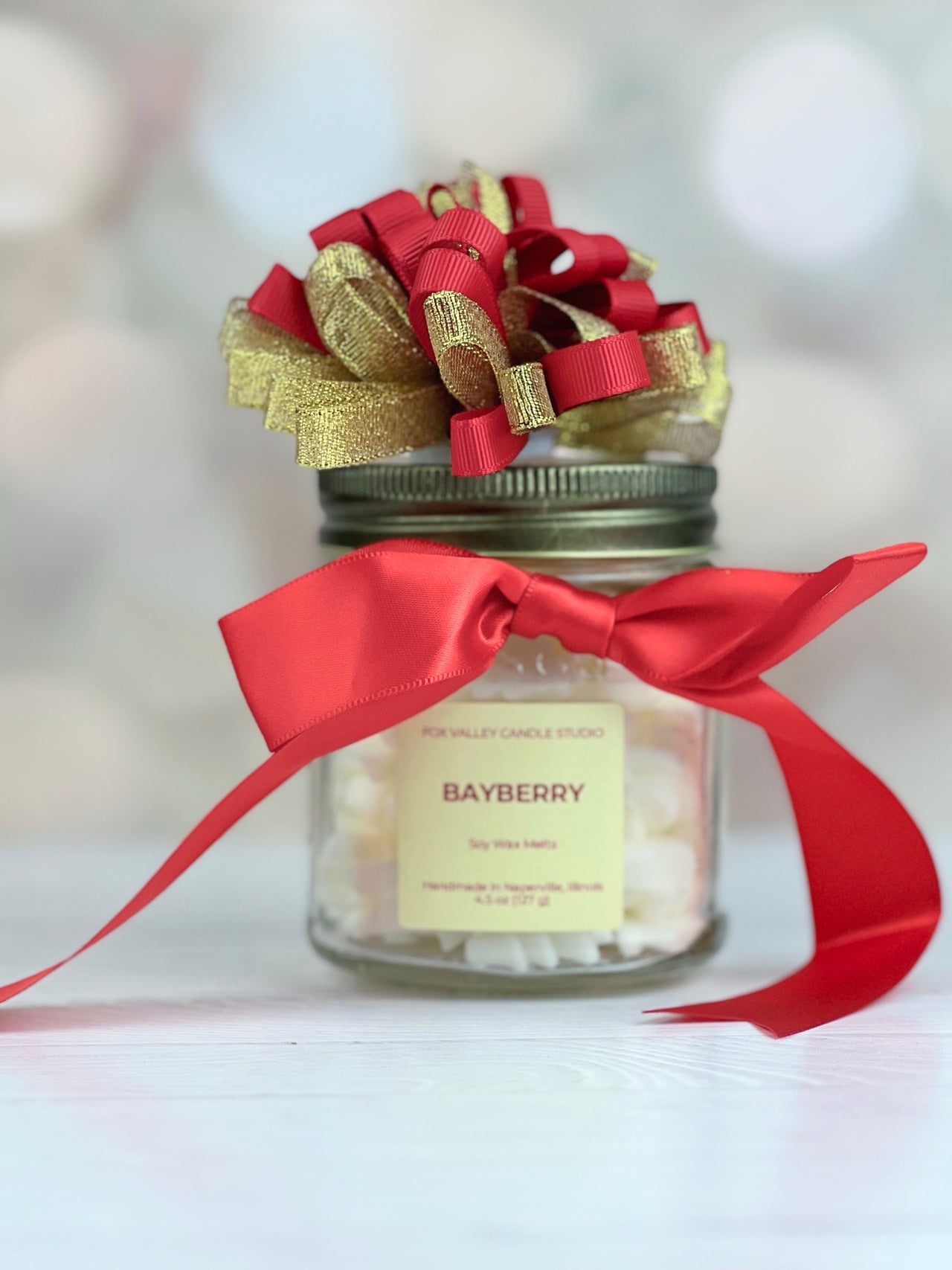 Bayberry Wax Melts (Glass Mason Jar)