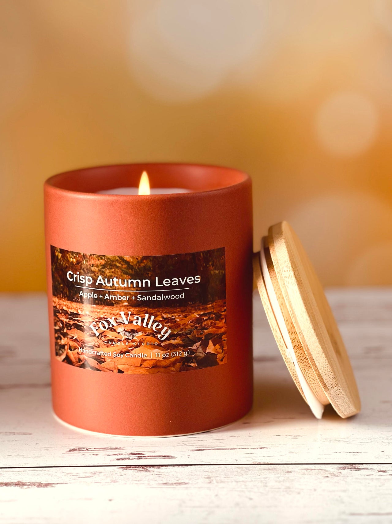 Crisp Autumn Leaves Candle