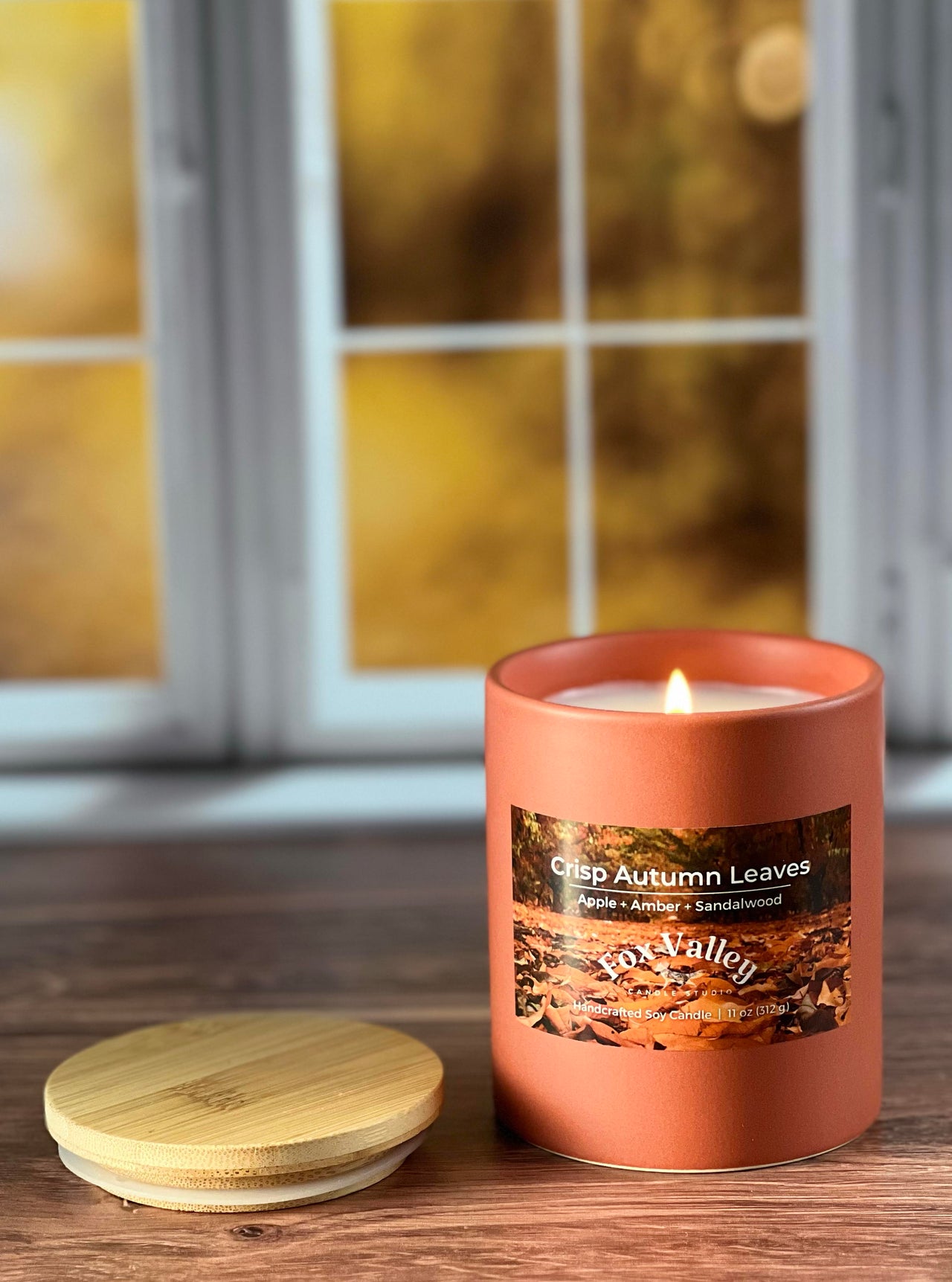 Crisp Autumn Leaves Candle
