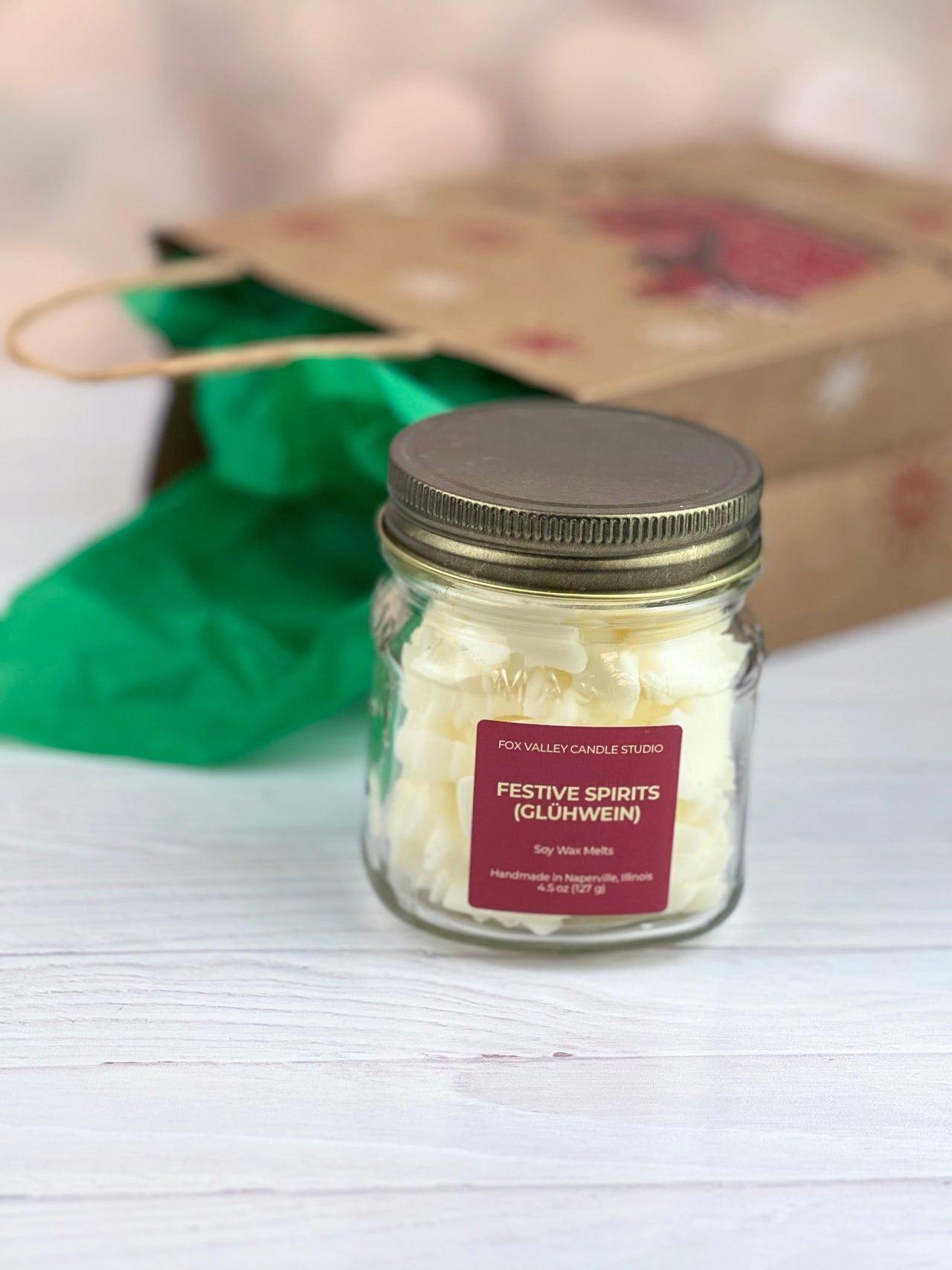 Festive Spirits (Glühwein) Wax Melts (Glass Mason Jar)