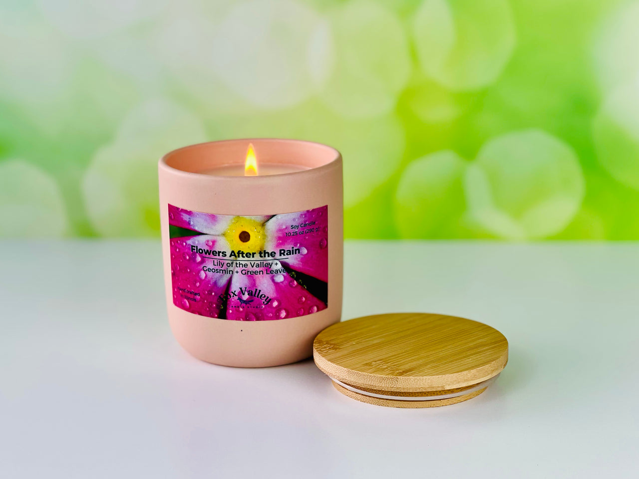 Flowers After the Rain (Lily of the Valley • Geosmin • Green Leaves) 10.25 oz Candle