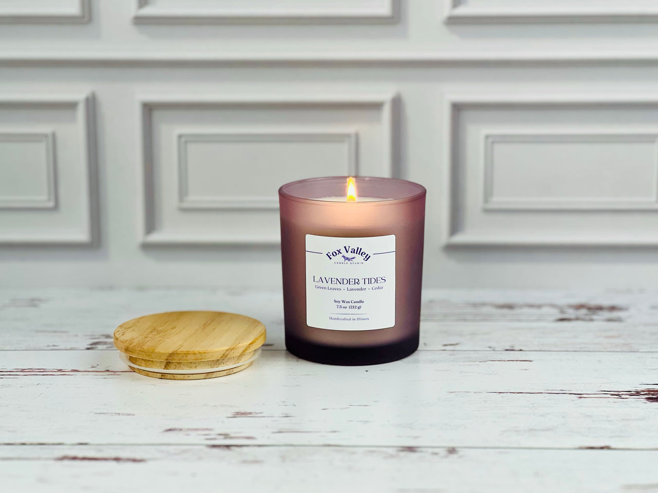 Lavender Tides (Green Leaves • Lavender • Cedar) Candle