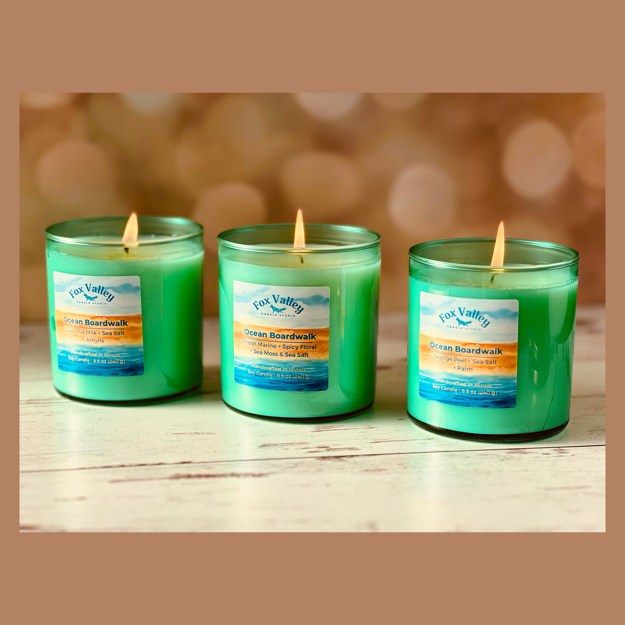 Ocean Boardwalk (Set of 3 Candles)