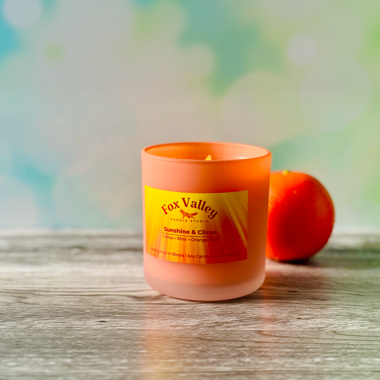 Sunshine & Citrus (Citrus • Mint • Orange Peel) Candle