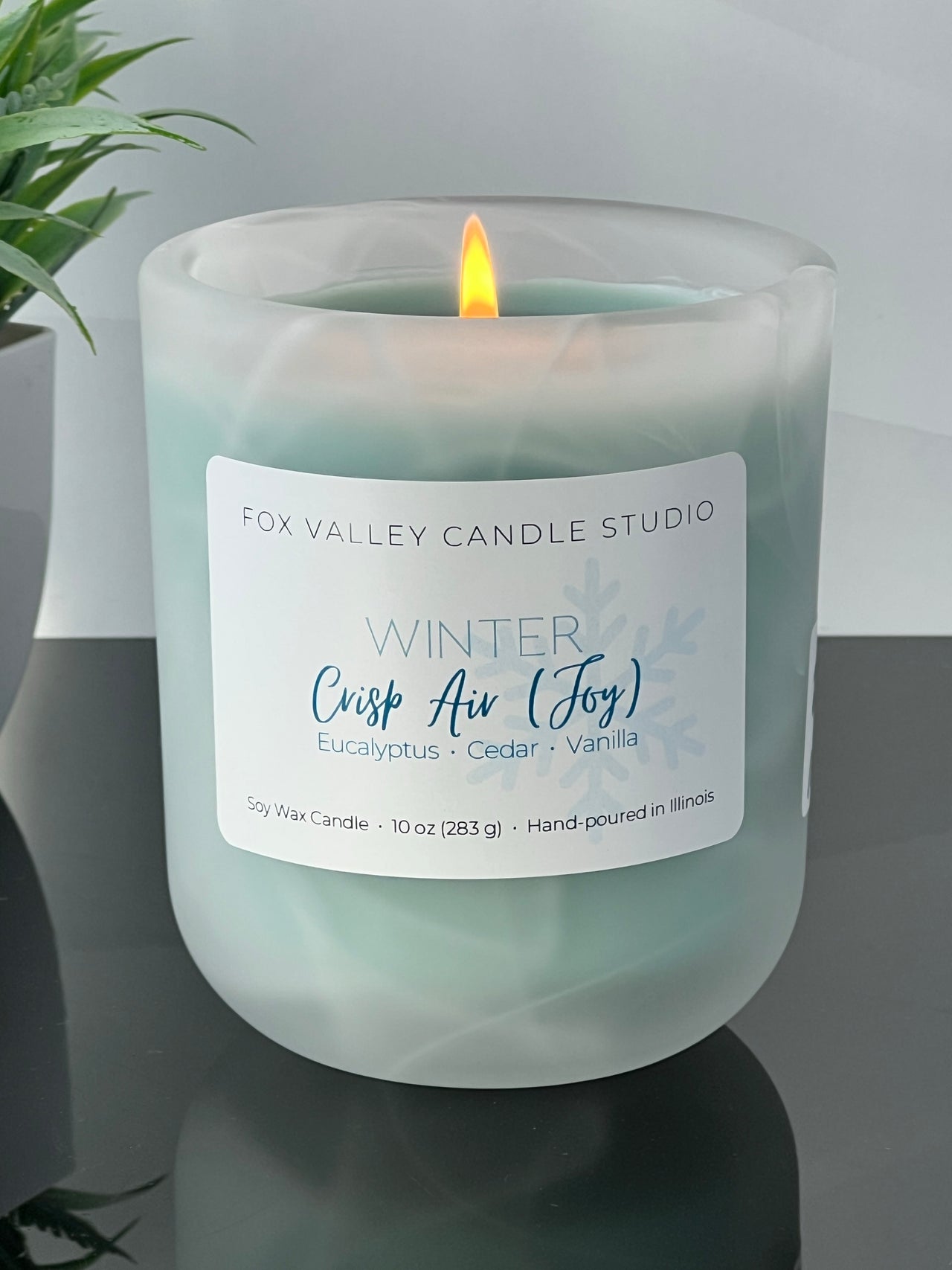 Winter: Crisp Air (Joy) (Eucalyptus • Cedar • Vanilla) 10 oz Candle